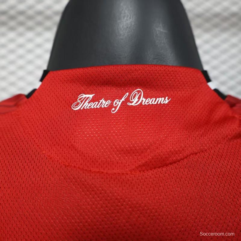 Player Version 25/26 Manchester United Home Jersey