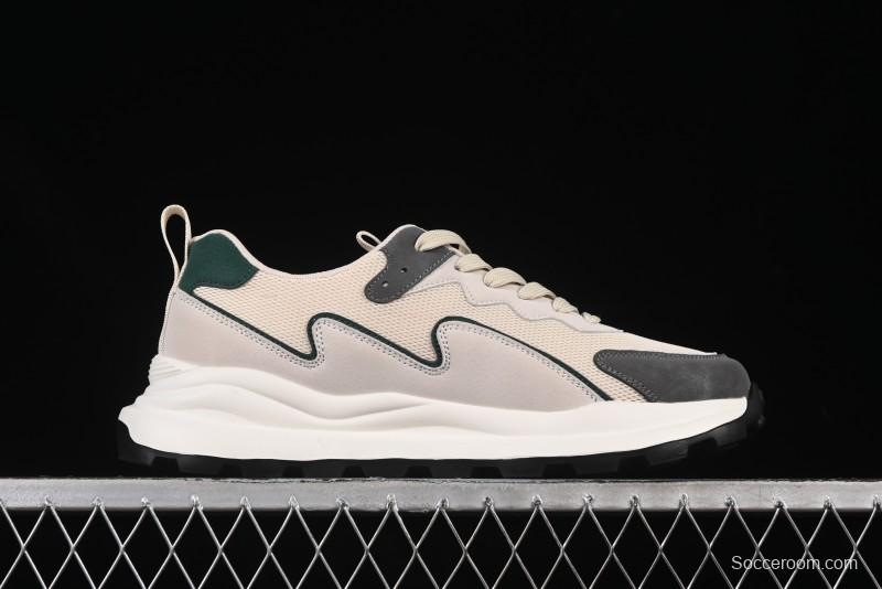 ECCO Chunky Sole Waffle Retro Running Shoes - 63093901002