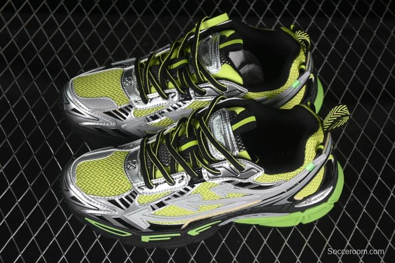 Off-White Be Right White Green Low-Top Lifestyle Casual Shoes - X.E5