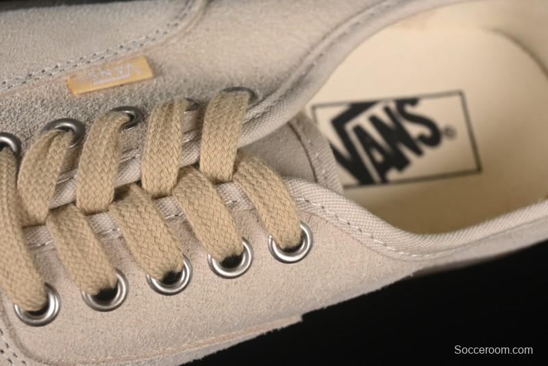 Vans Premium Authentic Suede Retro Sneakers with Translucent Rubber Sole - VN000CRQBYS