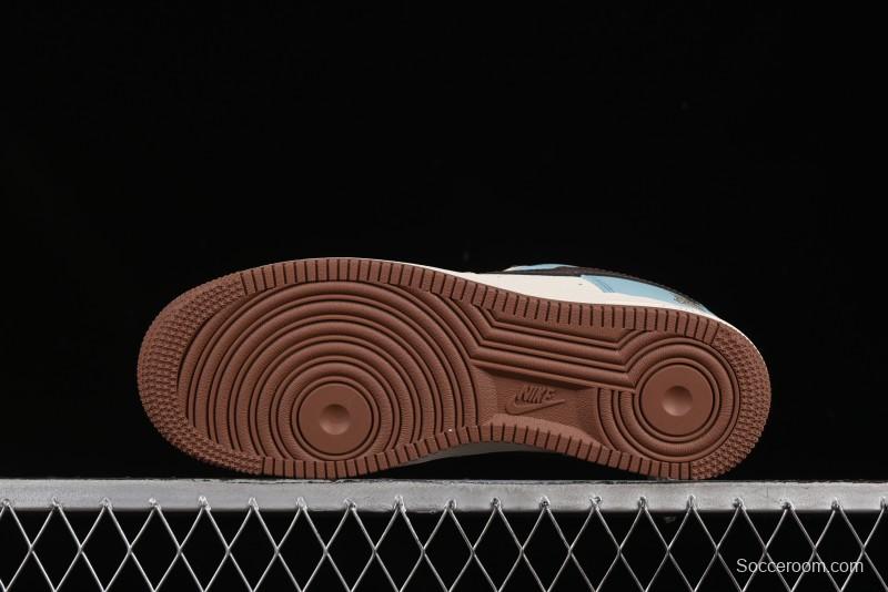 Nike Air Force 1 '07 Low LV Collaboration Summer Blue Casual Sneakers - JJ2508-702