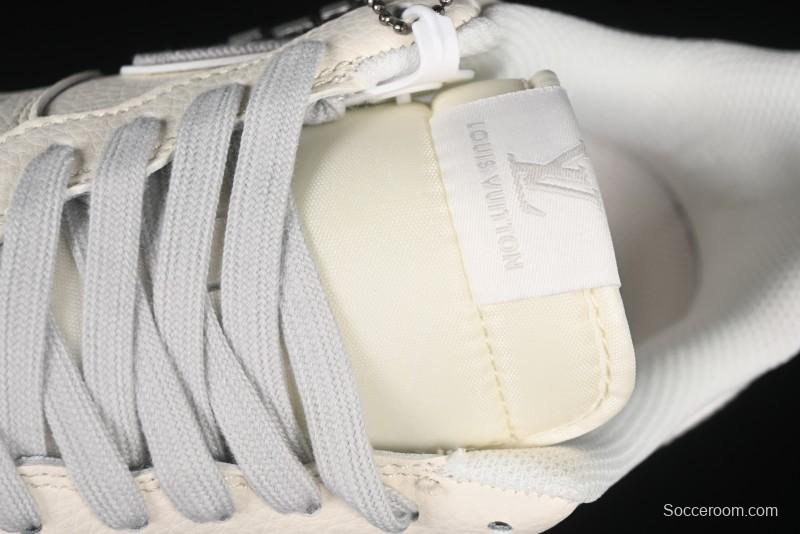 Nike Air Force 1 '07 Low LV Collaboration Grey Denim Swoosh Casual Sneakers - XX3168-135