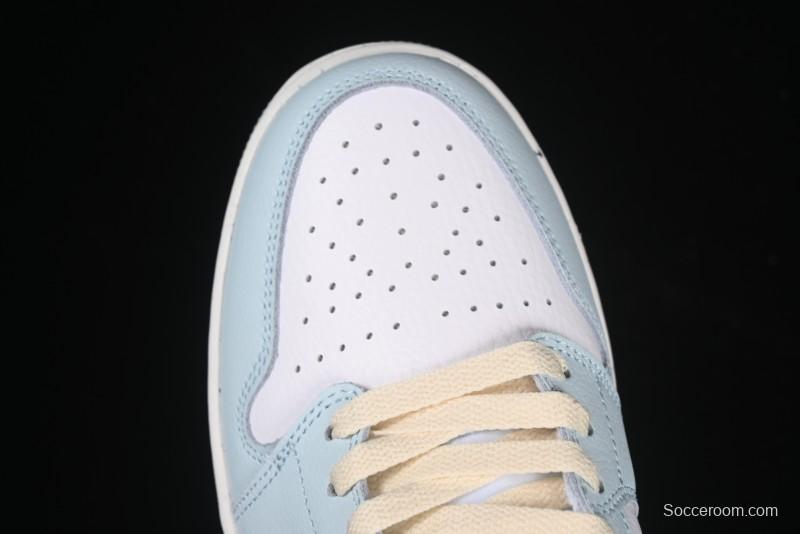 Nike Air Jordan 1 Low AJ1 Mint Blue Casual Lifestyle Sneakers - HJ5999-400