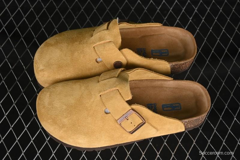 Birkenstock Arizona Soft Footbed Sandals with Suede Leather and Lambswool Lining - G.D4