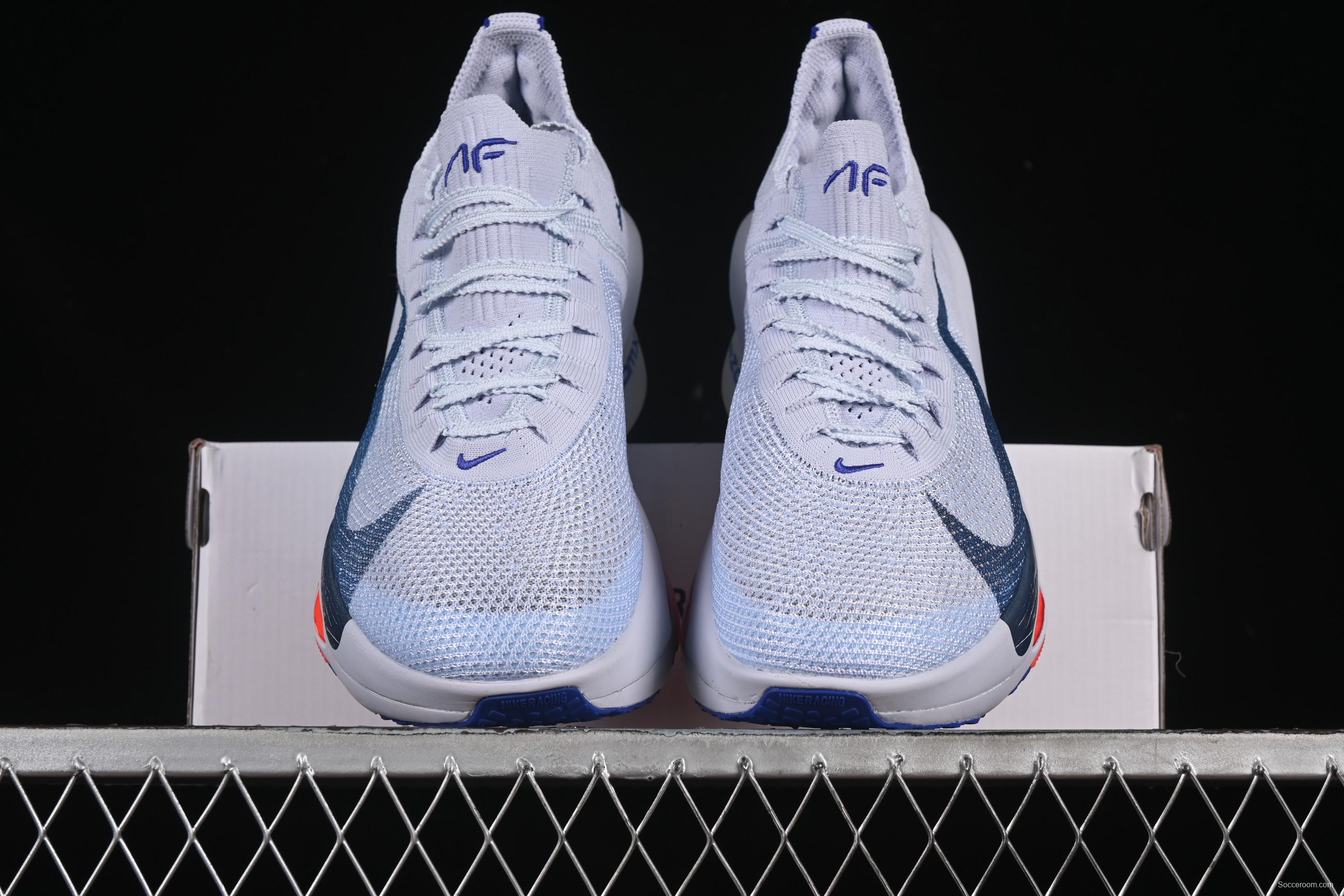 Nike Zoom AlphaFly Next 3% Prototype Marathon Running Shoes with Dual Air Zoom and ZoomX Foam - FD8311-001