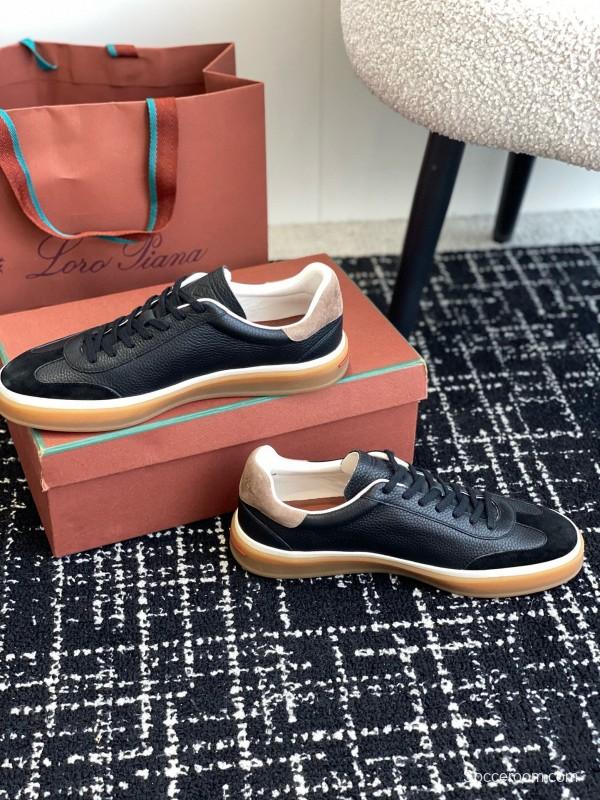 2024 Men LP Black Suede Leather Sneakers MJ00320