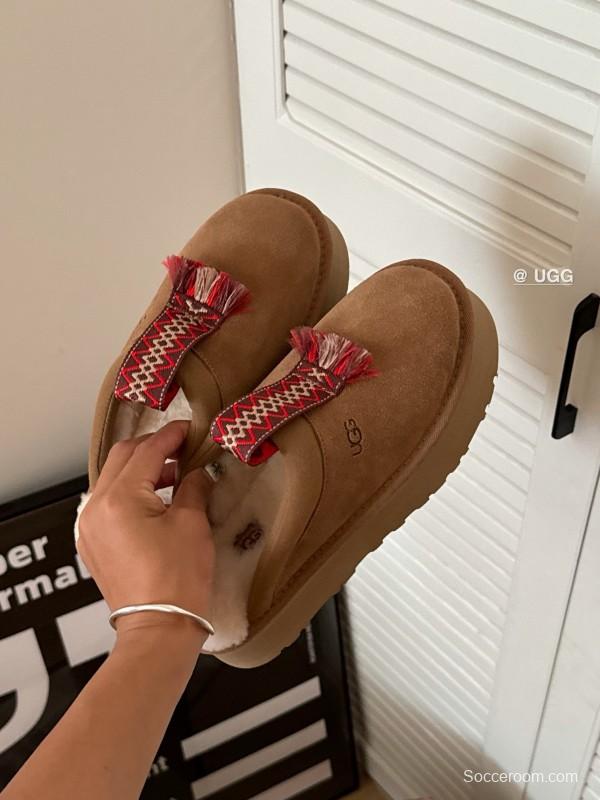 2024 UGG Brown Suede Slippers MJ00230