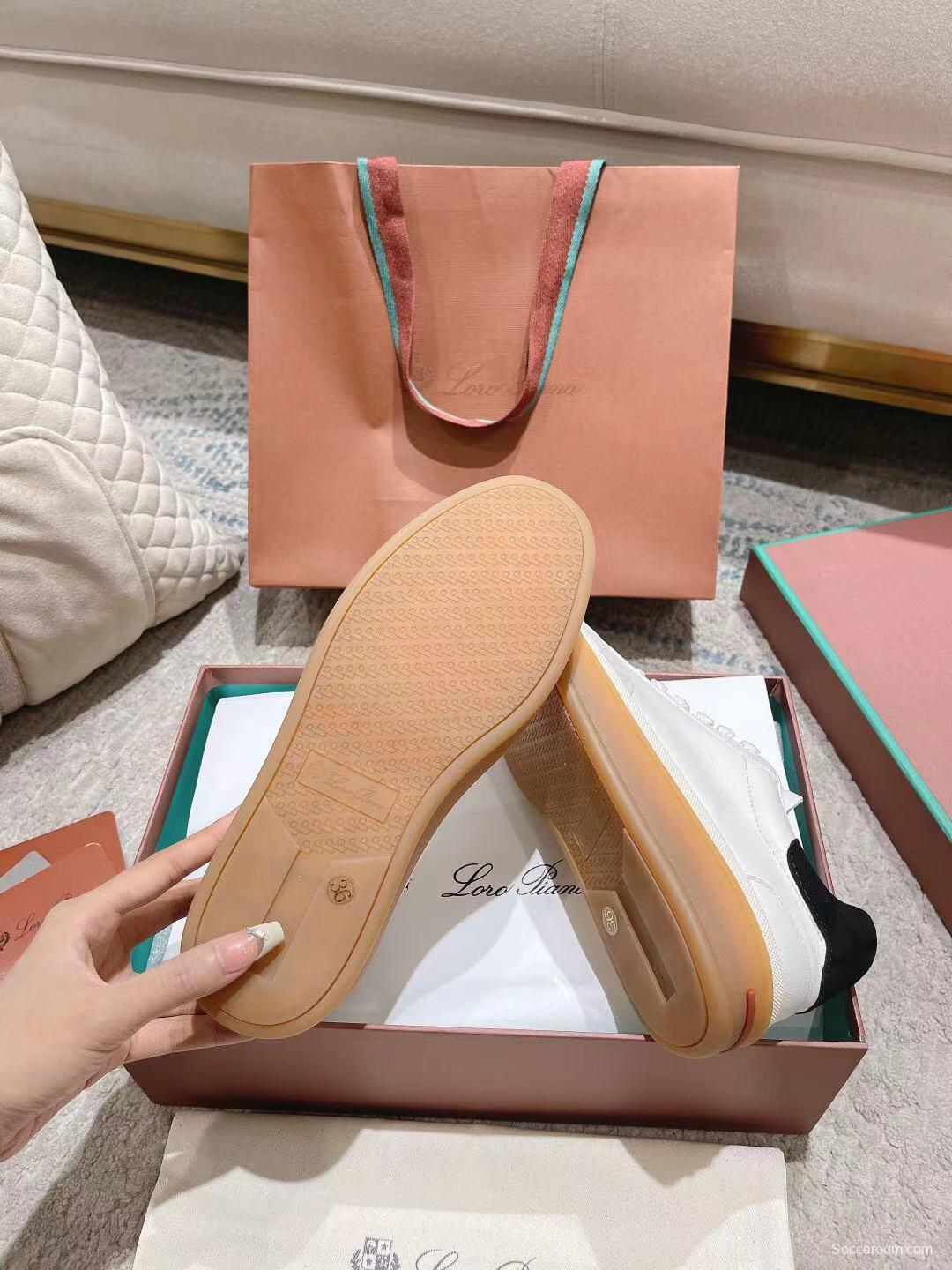 2025 Unisex Le Parmentier White Black Leather Sneaker LY00320(F)/LY00330(M)