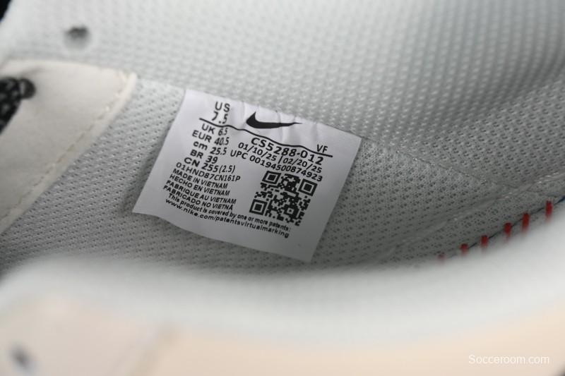 Nike Air Force 1 '07 Low Just Do It Gray Blue Denim Casual Sneakers - CS5288-012