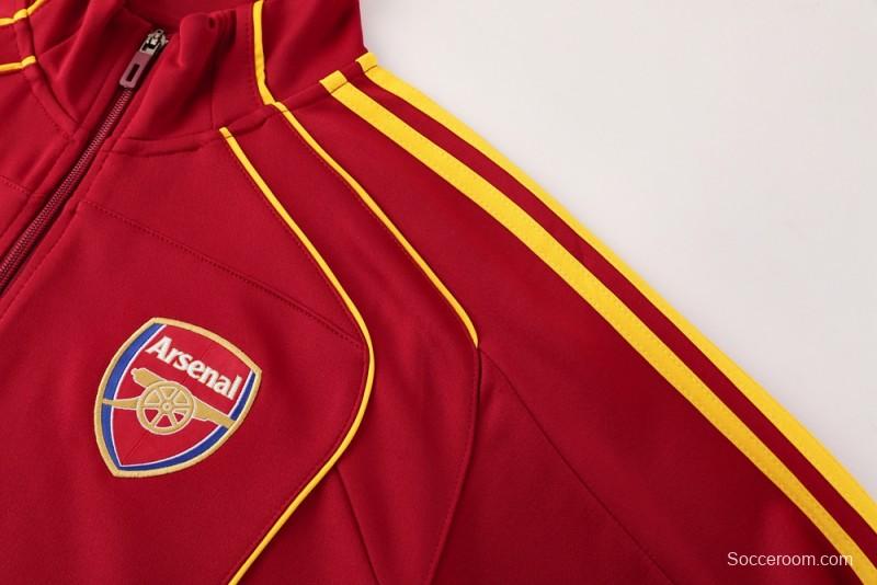 25/26 Arsenal Red Full Zipper Jacket +Long Pants
