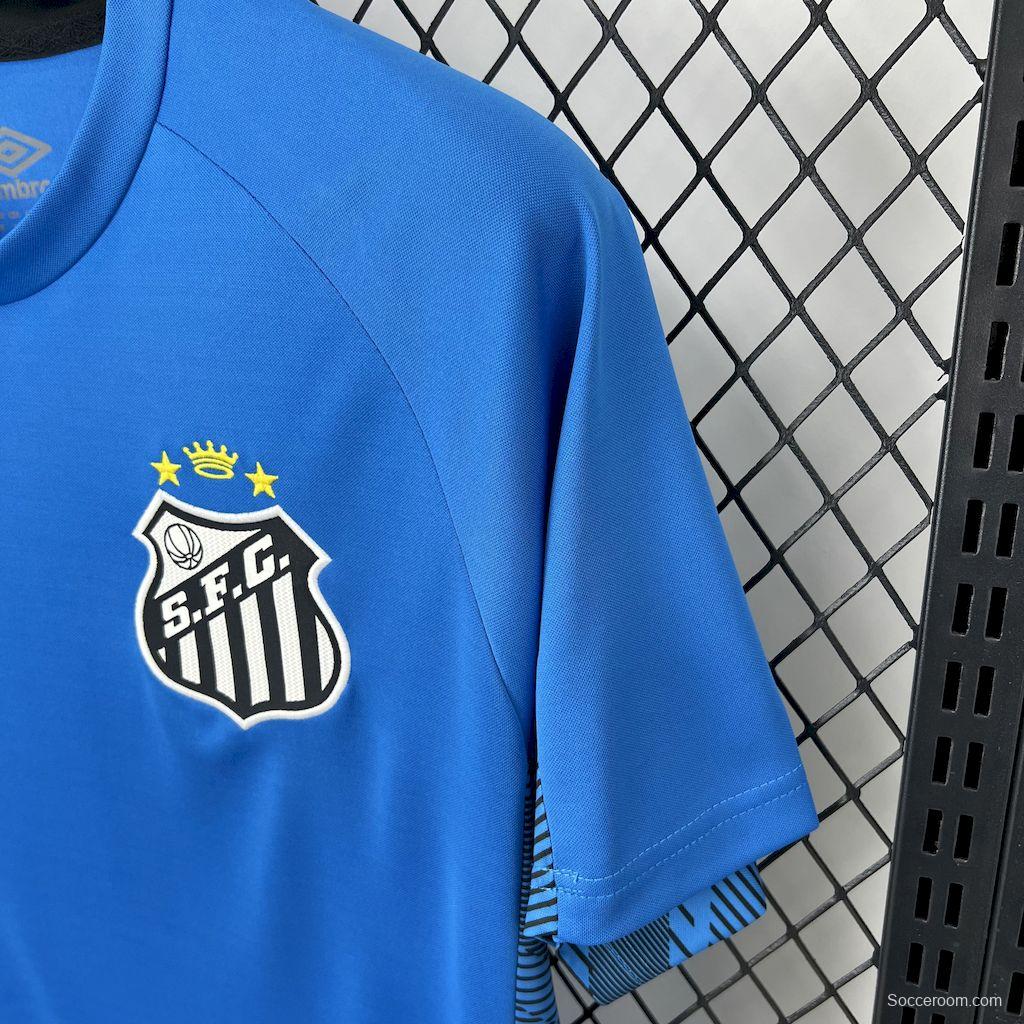 2025/26 Santos Blue Goalkeeper Jersey