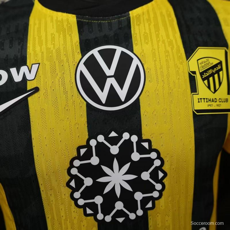 Player Version 25/26 Al-Ittihad Home Jersey