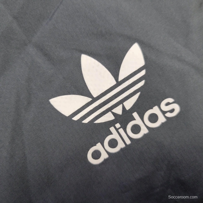 25/26 Real Madrid Jacket Grey Windbreaker