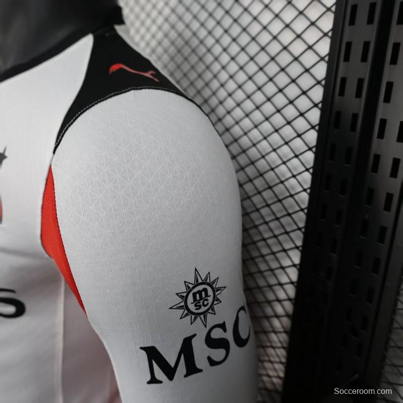 Player Version 25/26 AC Milan Away Long Sleeve Jersey
