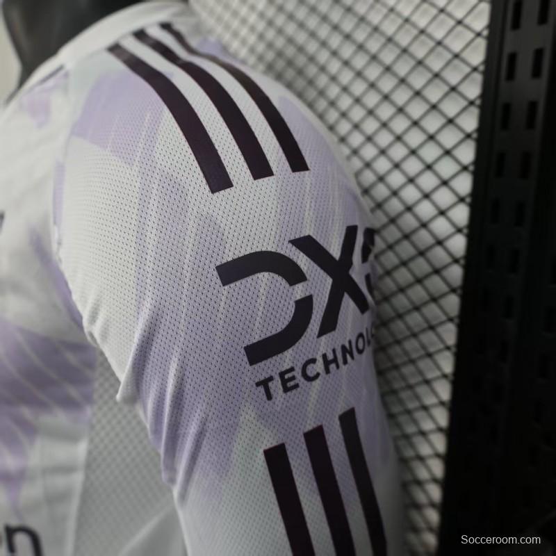 Player Version 25/26 Manchester United Away Long Sleeve Jersey