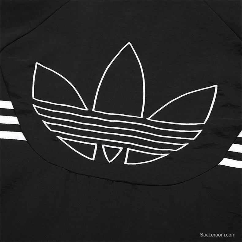 2025 Adidas Original Blue/Brick red/Bright Red/BLACK Full Zipper Windbreaker 4 Colors