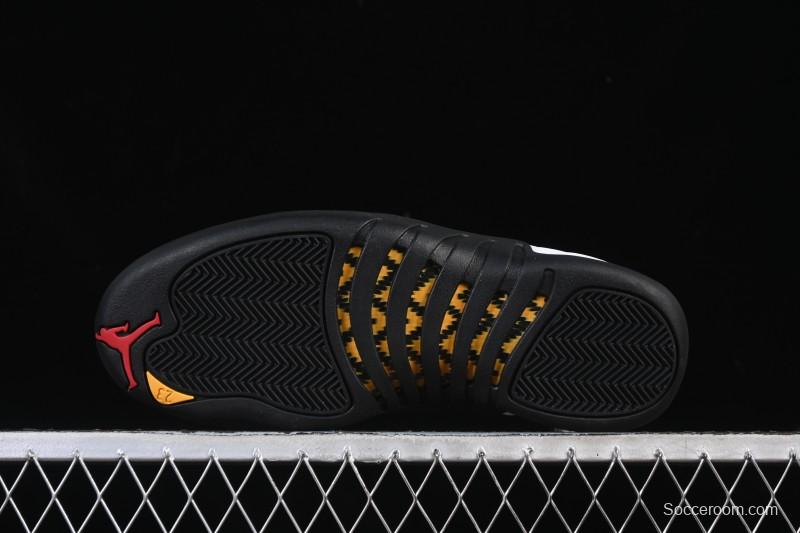 Nike Air Jordan 12 Retro Taxi Gold Buckle Basketball Shoes - CT8013-117