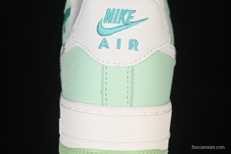 Nike Air Force 1'07 Low Casual Sneakers with Full-Length Air Cushion - KB1688-007
