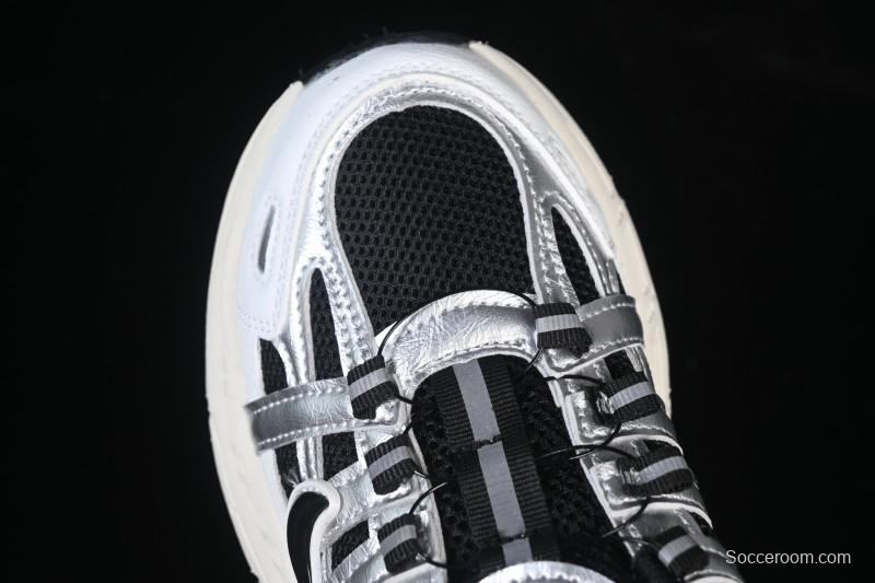 Nike P-6000 Retro Casual Sports Kids Shoes - Silver Red Black Swoosh