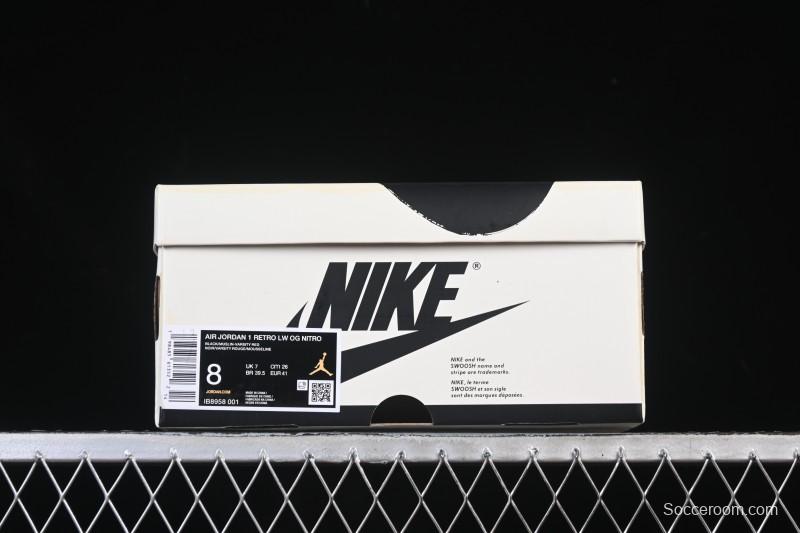 Nike Nigel Sylvester x Air Jordan 1 Low Casual Lifestyle Sneakers - IB8958-001