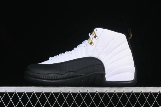 Nike Air Jordan 12 Retro Taxi Gold Buckle Basketball Shoes - CT8013-117