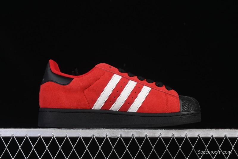 Adidas Superstar II Casual Sneakers with Shell Toe Design - JQ3220