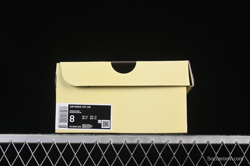 Nike Air Force 1'07 Low Collaboration Beige Camouflage Red Blue Hook Casual Skate Shoes - XD2588-609