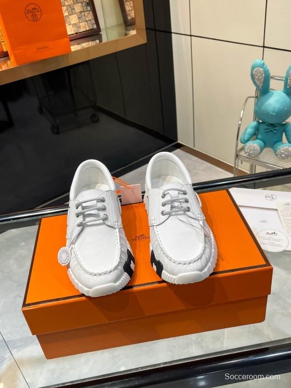 Hermès Classic Casual Sports Shoes with Exaggerated H Logo and Heightening Design - LY00300