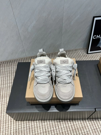 UGG Platform Casual Shoes with Round Toe and Thick Sole - MJ00270