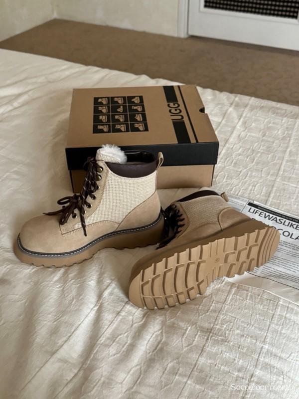 Agoge Autumn Winter New British Style Ankle Boots Martin Boots - KFY00