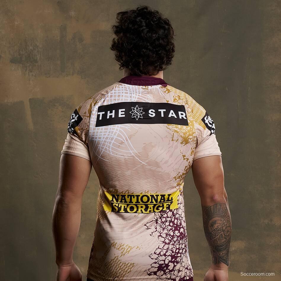 25/26 Brisbane Broncos White with Indigenous Art Jersey