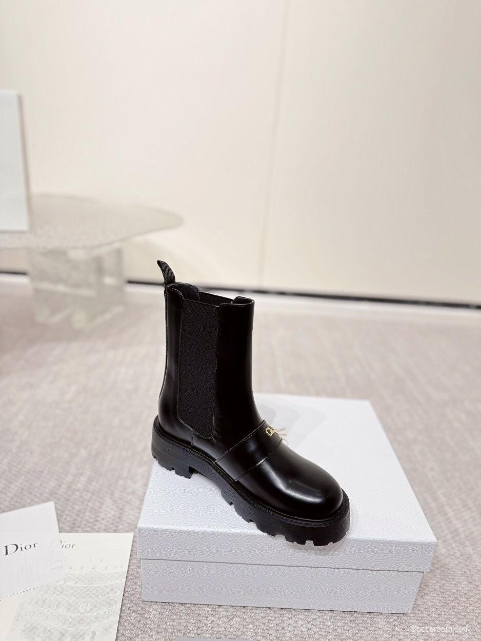 DIOR CHRONO Slip-On Motorcycle Boots - LY00340