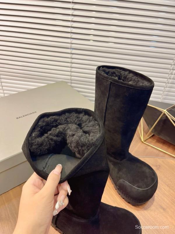 Balenciaga 2025 SS Oversized High Heel Snow Boots - AS00570