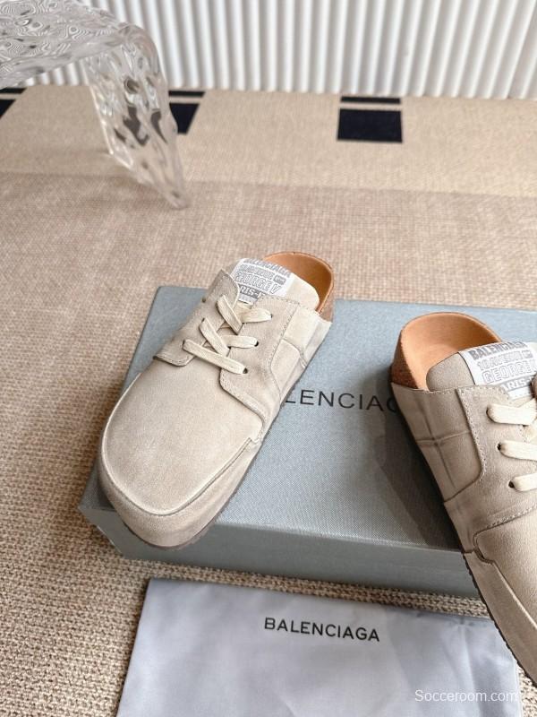 Balenciaga Birkenstock Boston Soft Footbed Platform Sandals - AS00260