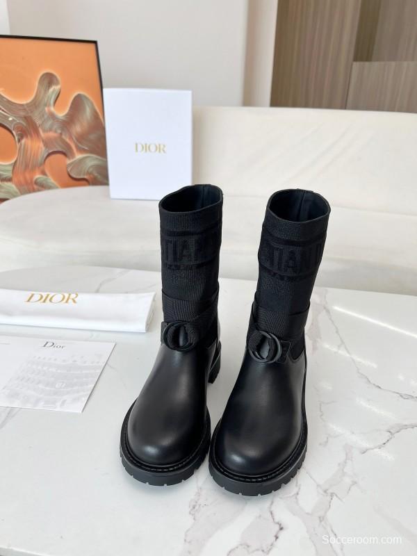 Dior 2025/SS Autumn Winter Boots Retro Work Boots Slip-On - LY00320