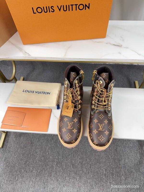 Timberland 6-Inch Monogram Ankle Boots Water-Resistant Suede Collaboration Edition - LY00380