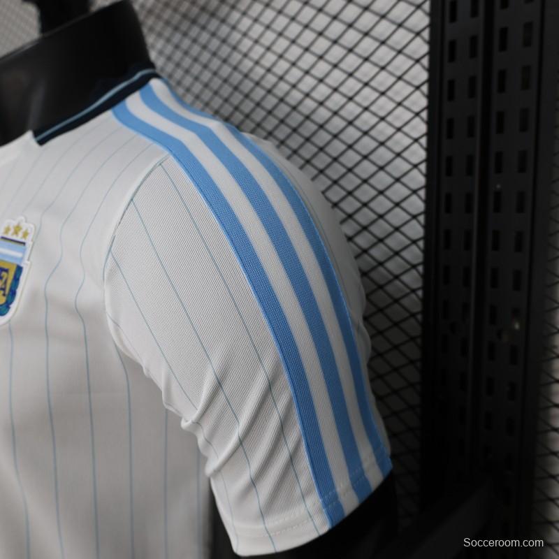 Player Version 2026 Argentina White Terrace Icons Jersey