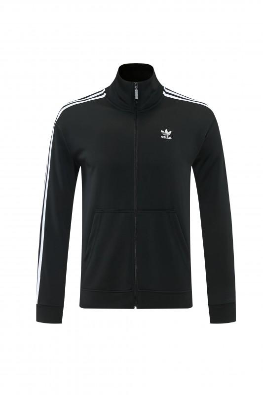 2026 Adidas Black Full Zipper Jacket + Long Pants