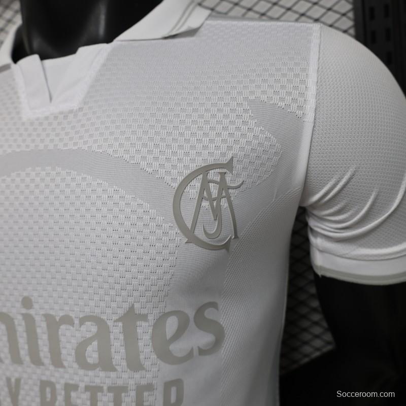 Player Version 26/27 Real Madrid All-White Tonal 125th Anniversary Jersey