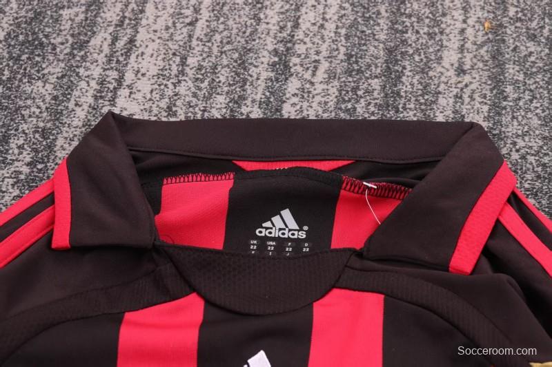 Retro Kids 06/07 AC Milan Home Long Sleeve Jersey