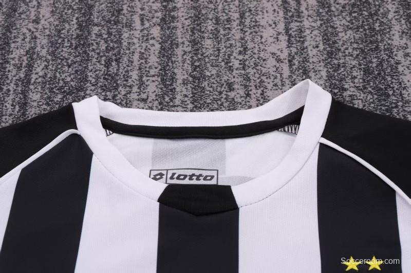 Retro Kids 02/03 Juventus Black White Home Jersey