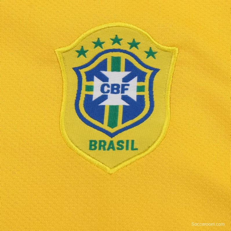 Retro 2006 Brazil Home Jersey