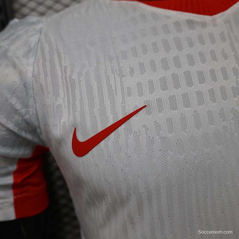 Player Version 2026 Poland Home White  Jersey