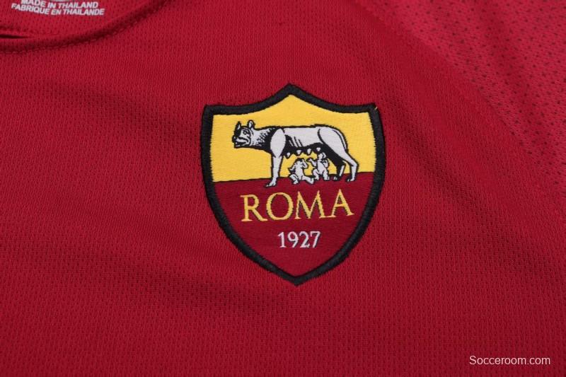 Retro 17/18 Kids AS Roma Home Jersey