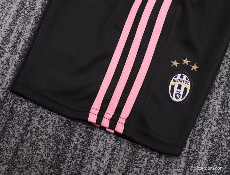 Retro Kids 15/16 Juventus Away Pink Jersey