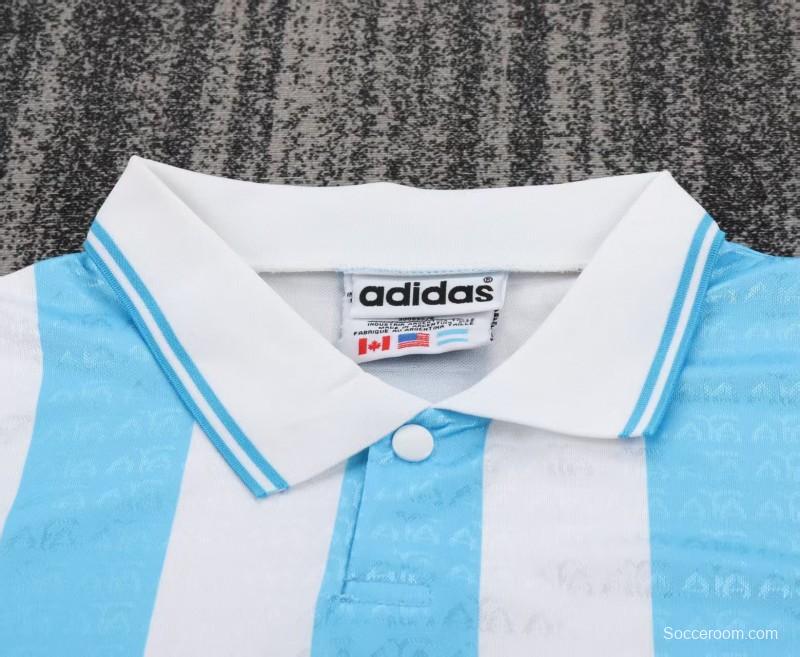 Retro Kids 1994 Argentina Home Jersey