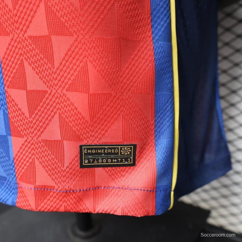 Player Version 26/27 FC Barcelona Home Red Blue  Stripe Jersey