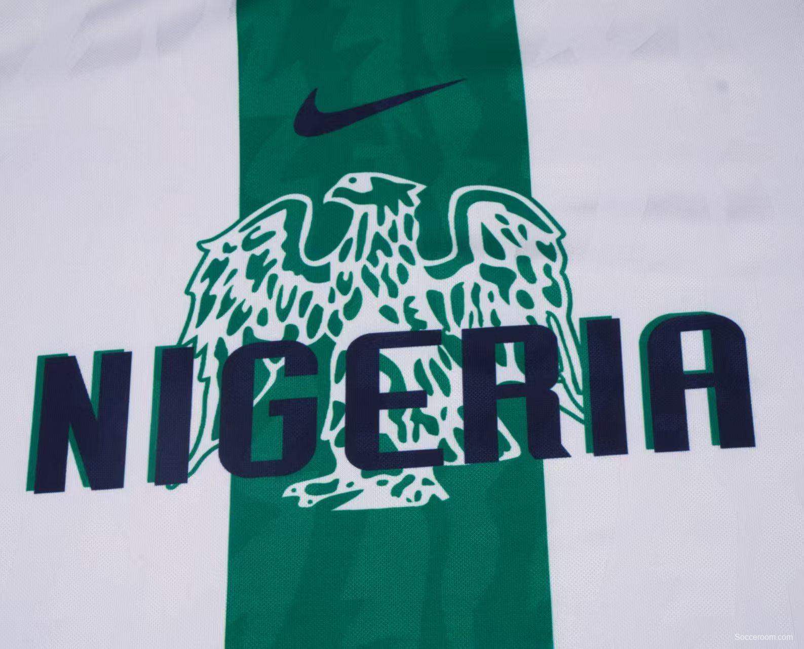 Retro 1996 Kids Nigeria Away White Jersey