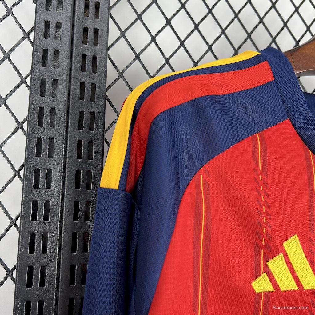 2026 Mens Spain World Cup Home Long Sleeve Jersey España