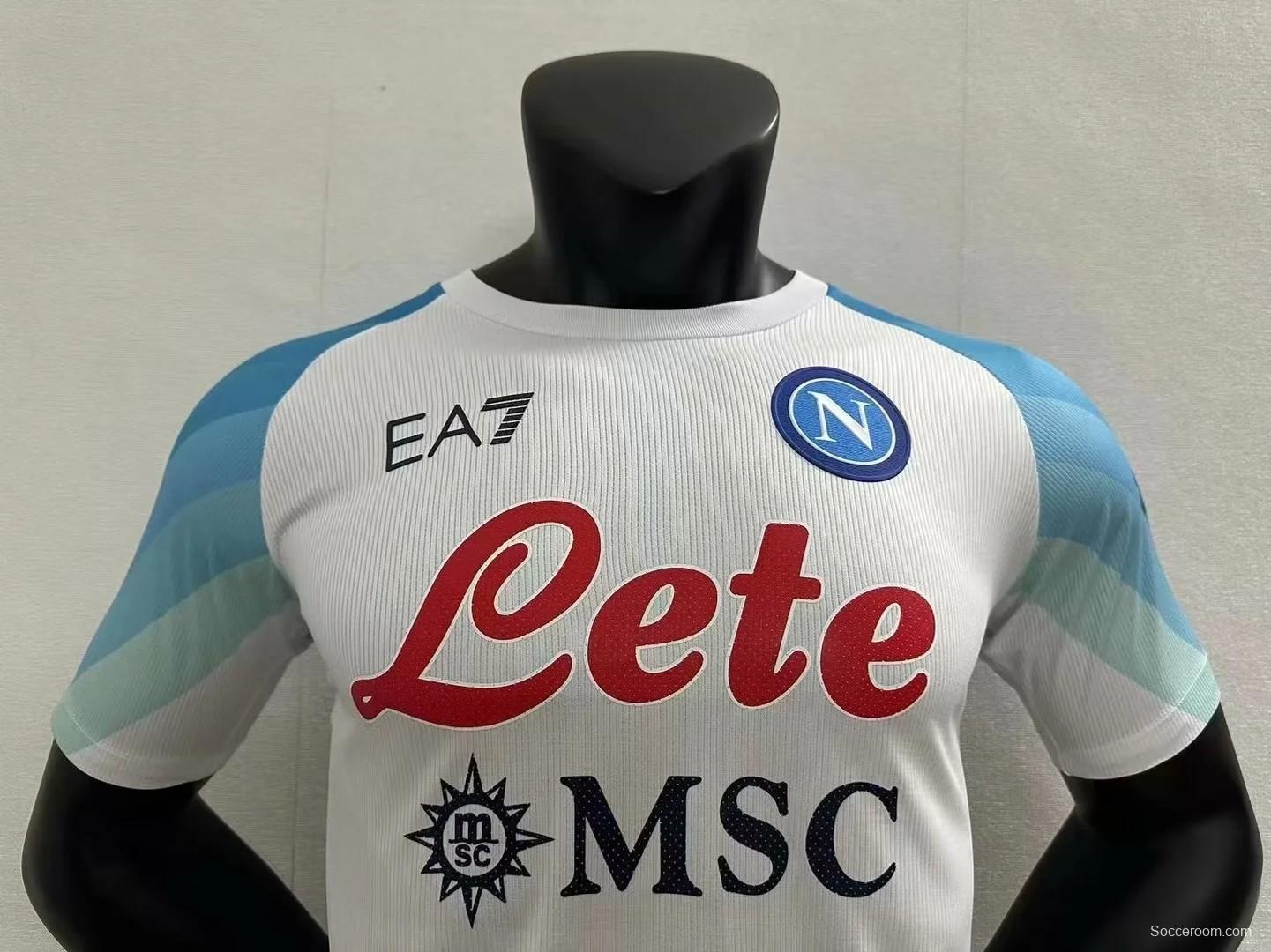 22/23 SSC Napoli Face Game White Jersey